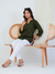 Everyday Luxury – Linen Cotton Kurta in Timeless Olive