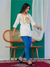 Peacock Embroidered Short Kurti