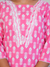 Pink Block Print 3-Piece Suit Set