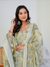 Light Green Abstract Print with Handwork 3-Piece Suit Set