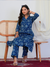 Blue Floral Print Co-ord Set
