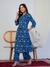 Blue Floral Print Co-ord Set