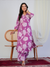 Lavender Floral Print Co-ord Set
