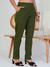 Comfortable Women’s Cotton Pants - Stylish, Breathable Everyday Wear - Olive