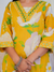 Yellow Floral Print with Handwork Co-ord Set