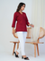 Everyday Luxury – Linen Cotton Kurta in Royal Wine