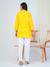 Everyday Luxury – Linen Cotton Kurta in Yellow