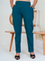 Comfortable Women’s Cotton Pants - Stylish, Breathable Everyday Wear - Bottle Green