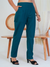 Comfortable Women’s Cotton Pants - Stylish, Breathable Everyday Wear - Bottle Green