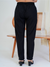 Comfortable Women’s Cotton Pants - Stylish, Breathable Everyday Wear - Black