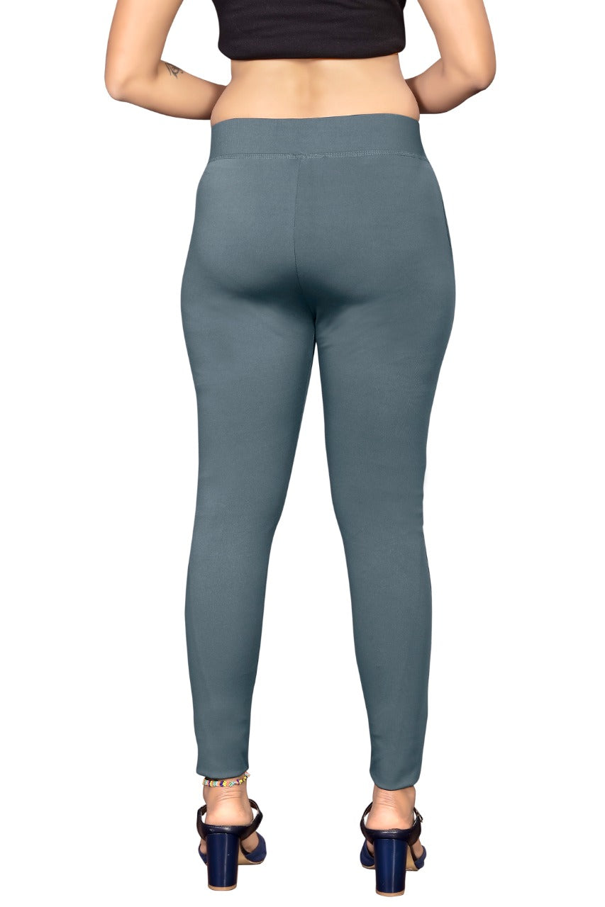 4 WAY STRETCHABLE LYCRA PANT DARK GREY