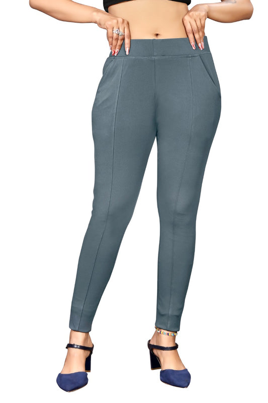 4 WAY STRETCHABLE LYCRA PANT DARK GREY