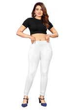 4 WAY STRETCHABLE LYCRA PANT LIGHT GREY