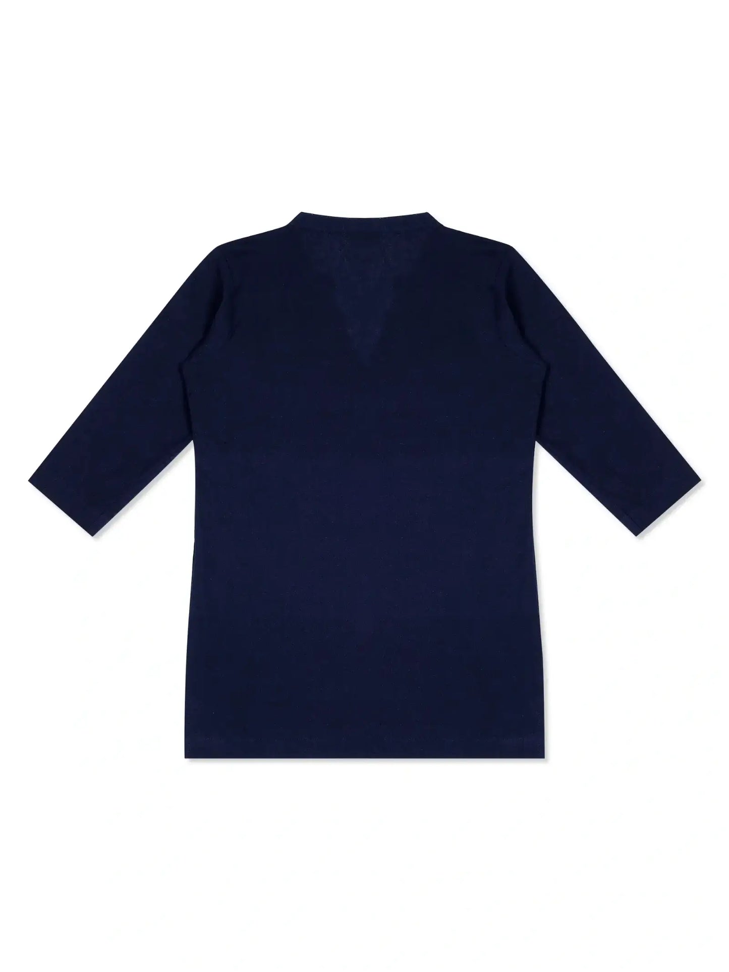 Breathable Linen Kurta For All Day Comfort - Navy Blue