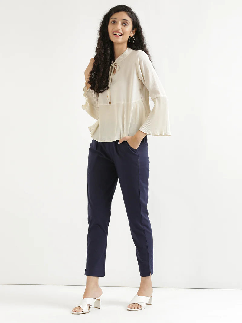 Cotton Pant Navy Blue – Wagdo Fashion