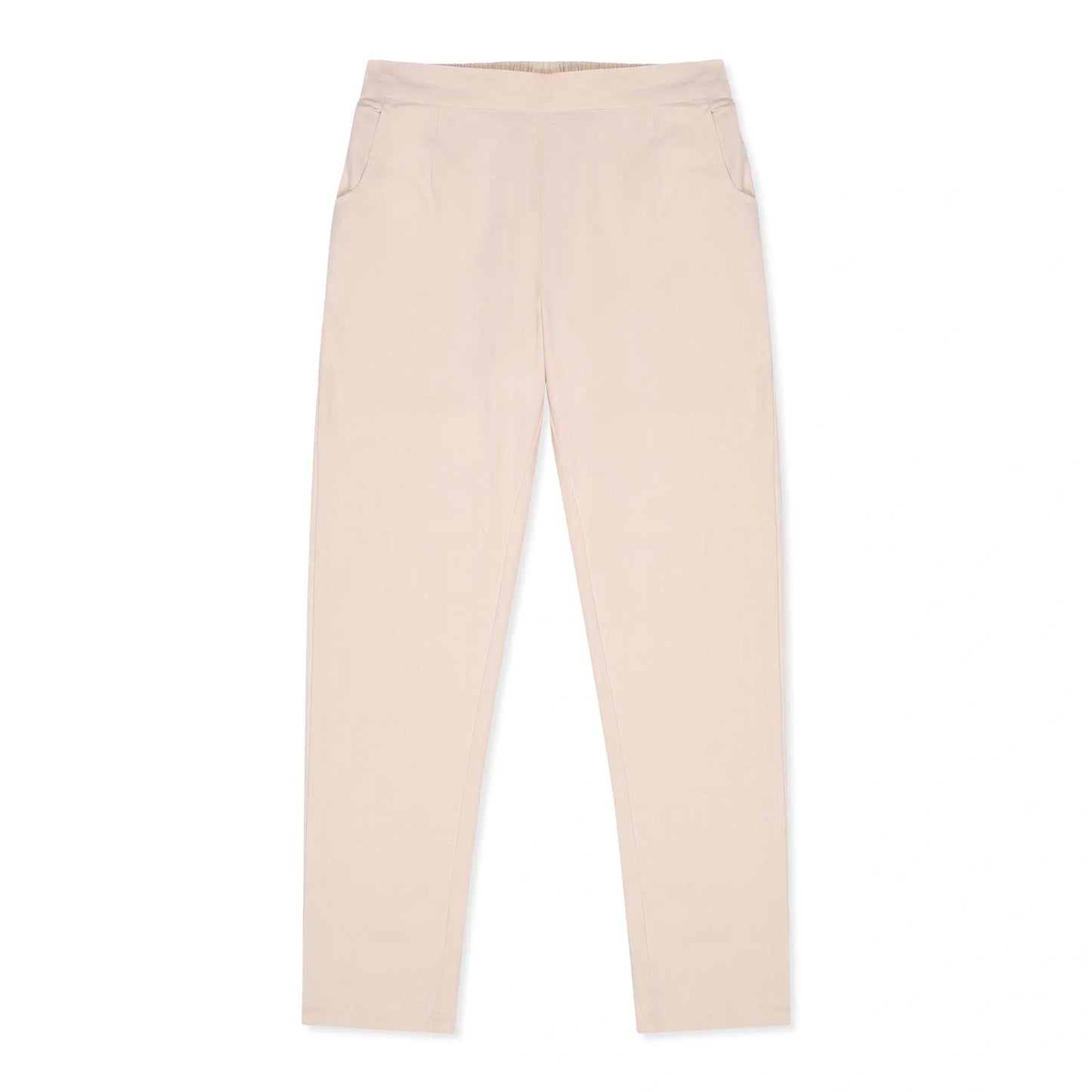 Comfortable Women’s Cotton Pants - Stylish, Breathable Everyday Wear - Beige