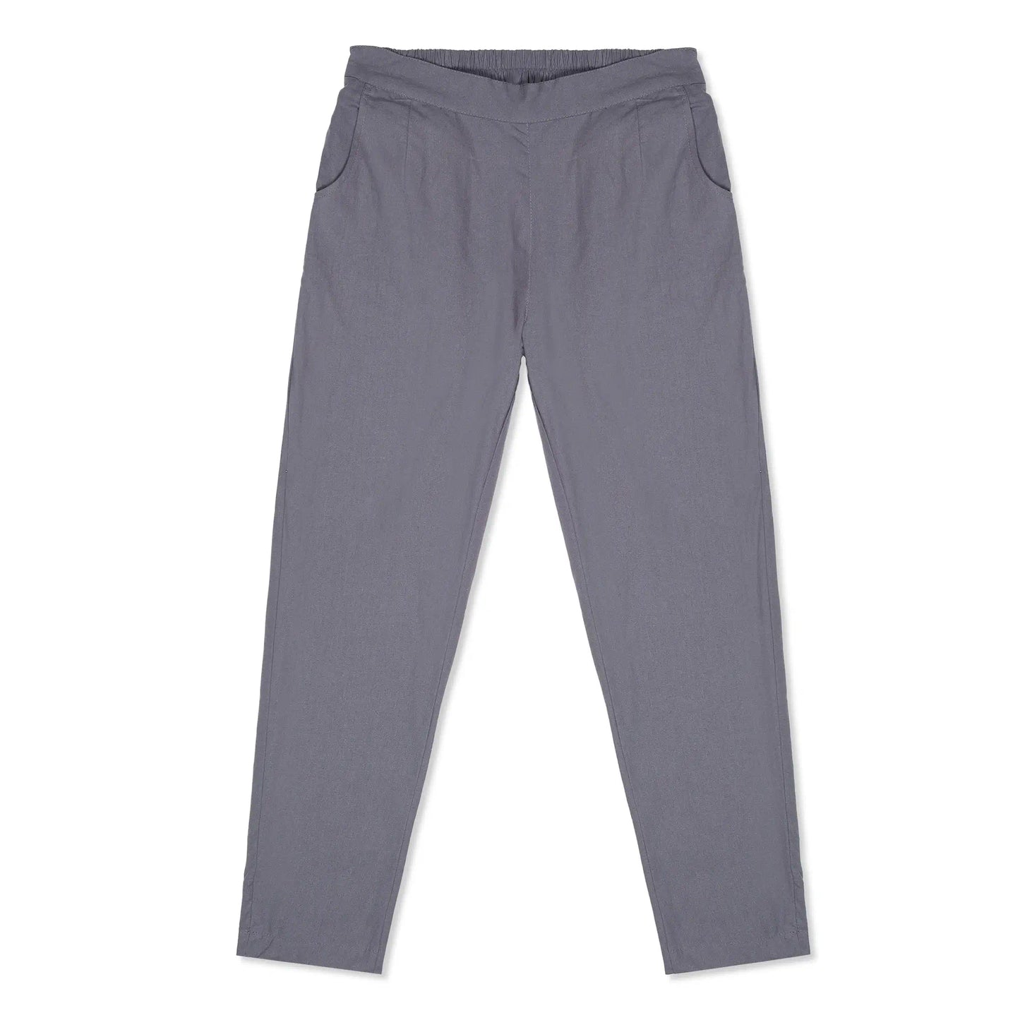 Comfortable Women’s Cotton Pants - Stylish, Breathable Everyday Wear - Grey