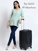 Everyday Luxury – Linen Cotton Kurta in Mint Green