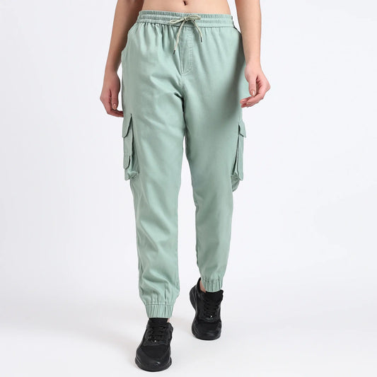 mint green relaxed joggers