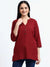 Everyday Luxury – Linen Cotton Kurta in Royal Wine